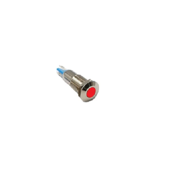 Red 10-24V 8mm LED Metal Indicator Light