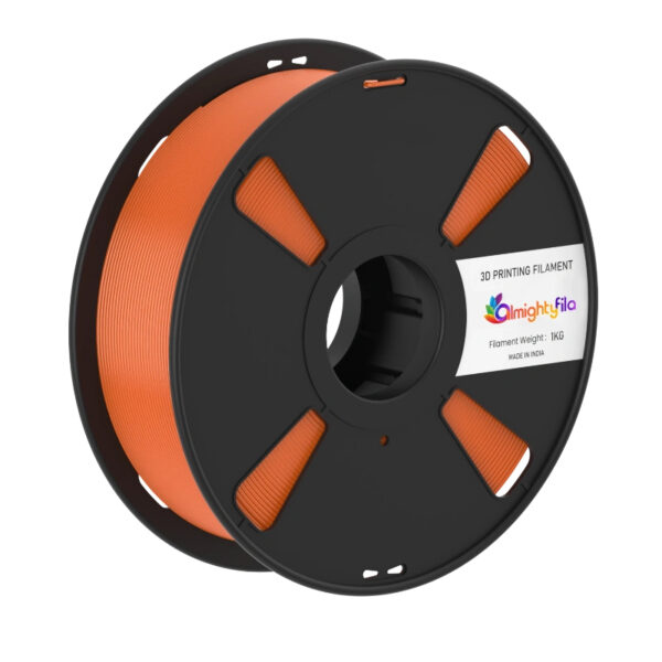 AlmightyFila 3D Printer Filament PLA+ Orange 1.75 MM / 1 KG