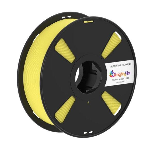 AlmightyFila 3D Printer Filament PLA+ Lemon Yellow 1.75 MM / 1 KG