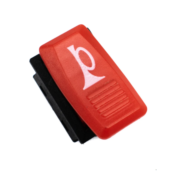 Horn Momentary Push Switch Green/Red Abs Plastic Switches (Pack of 2)