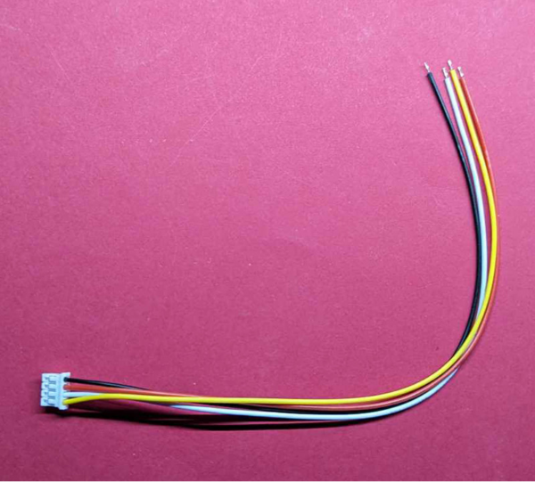 4 PIN JST PH Female One Side Connector with Wire (Pack of 5)