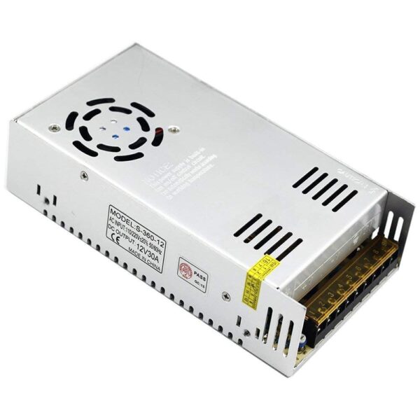 S360-12 DC 0-12V 30A Regulated Switching Power Supply (110~220V)