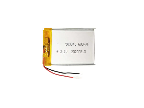 3.7v 600mAH Li-ion Rechargeable Battery