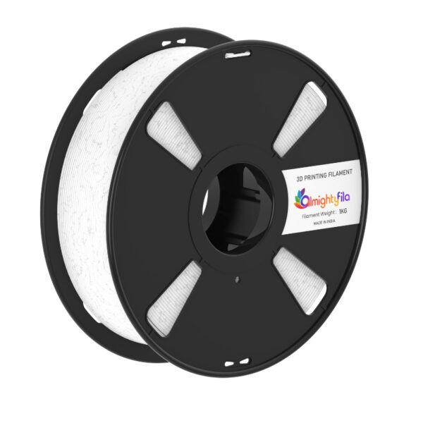 AlmightyFila 3D Printer Filament PLA+ MARBLE WHITE 1.75 MM / 1 KG