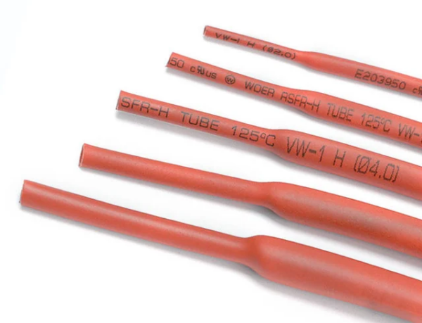 Heat Shrink Sleeve 4mm Diameter (2 Meter) Red Industrial Grade WOER (HST)