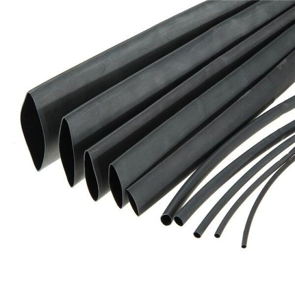 Heat Shrink Sleeve 2mm Diameter (3 Meter) Black Industrial Grade WOER (HST)