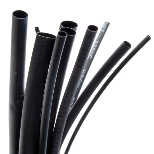 Heat Shrink Sleeve 10mm Diameter (1 Meter) Black Industrial Grade WOER (HST)