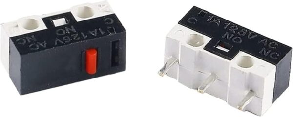 Micro AC 125V 1A Mouse Button switch(Pack of 5)