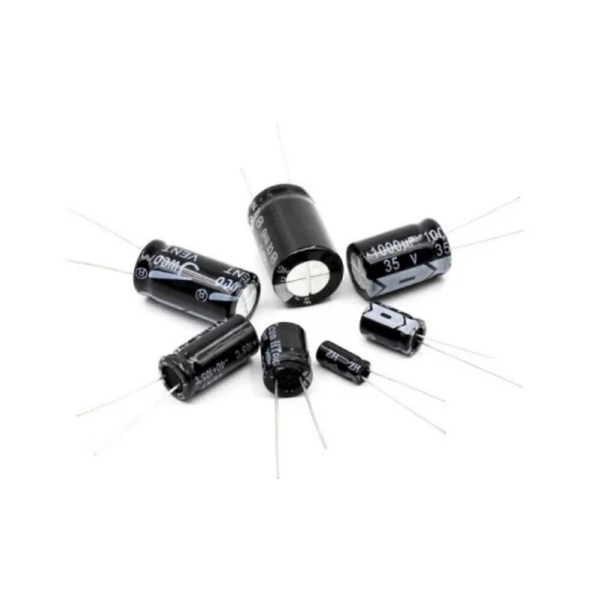 2200 uF 50V Electrolytic Through Hole Capacitor (Pack of 5)