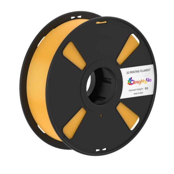 AlmightyFila 3D Printer Filament PLA+ Light Gold 1.75 MM / 1 KG