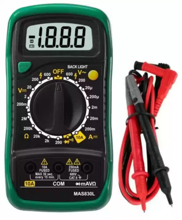 Autolink MAS830L DC AC Voltage Digital Pocket Multimeter