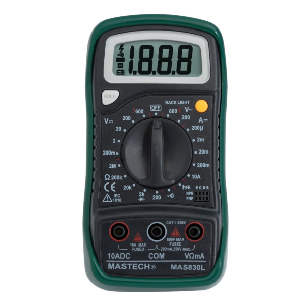 Original Mastech MAS830L Digital Multimeter ? Multimeter with Probes