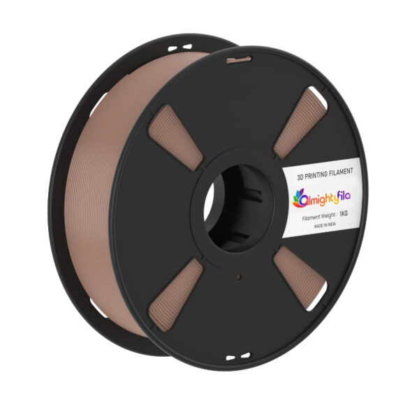 AlmightyFila 3D Printer Filament PLA+ Wood Brown 1.75 MM / 1 KG