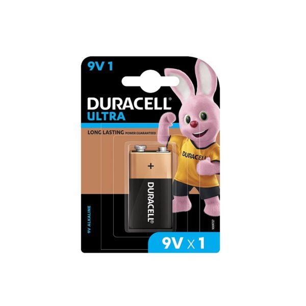 Duracell Ultra Alkaline Batteries 9V (Pack of 1)