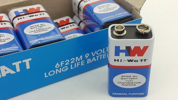 9V Original HW High-Quality Battery-5Pcs.