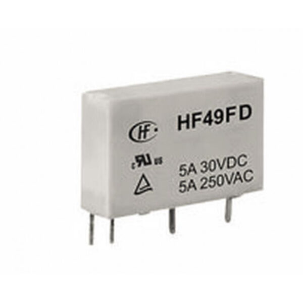 Hongfa 24V 5A DC HF49FD/024-1H12F 5 4 Pin SPST Miniature Power Relay