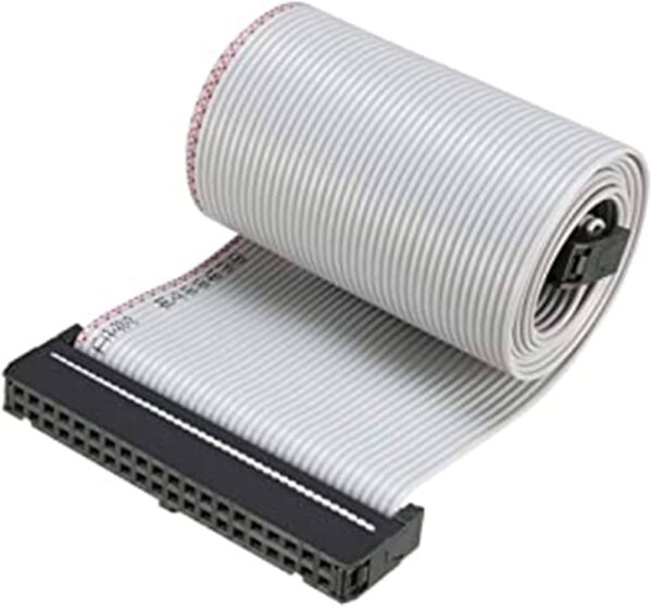 40 Pin (40 Wire) Female to Female Flat Ribbon Cable (FRC) Cable with Connector - 30 cm Length