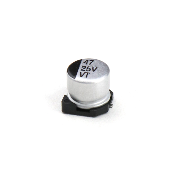 47 uF 25V Surface Mount SMD Electrolytic Capacitor (Pack of 5)