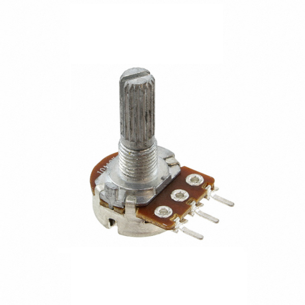 47 K Ohm Rotatory Potentiometer Tone Control 3Pin 6mm Metal Round Shaft (Pack Of 2)