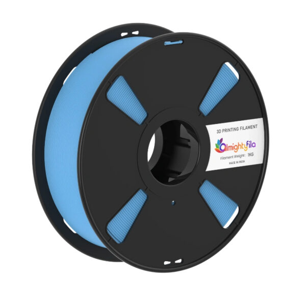 AlmightyFila 3D Printer Filament PLA+ Sky Blue 1.75 MM / 1 KG