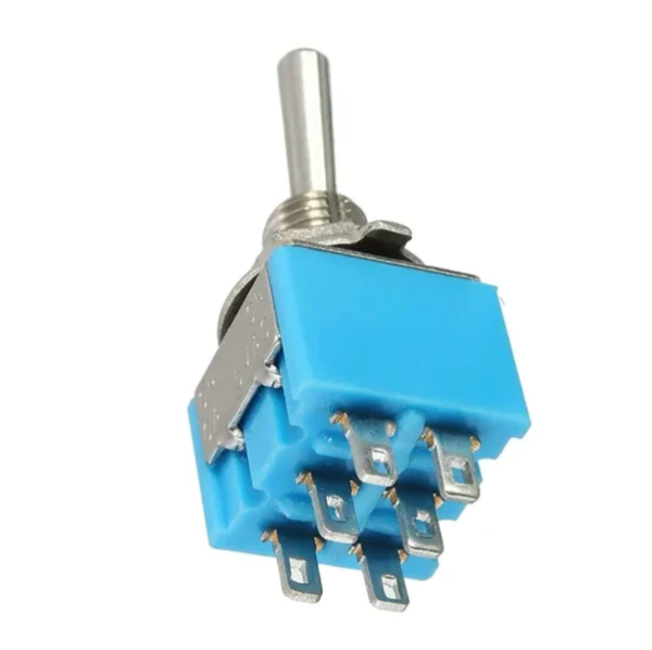 Mini MTS-203 6-Pin DPDT 6A 125VAC Toggle Switch