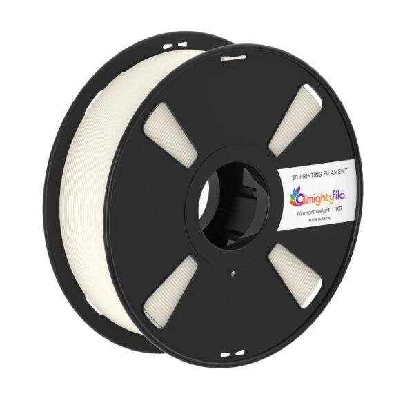 AlmightyFila 3D Printer Filament PLA+ Ivory 1.75 MM / 1 KG