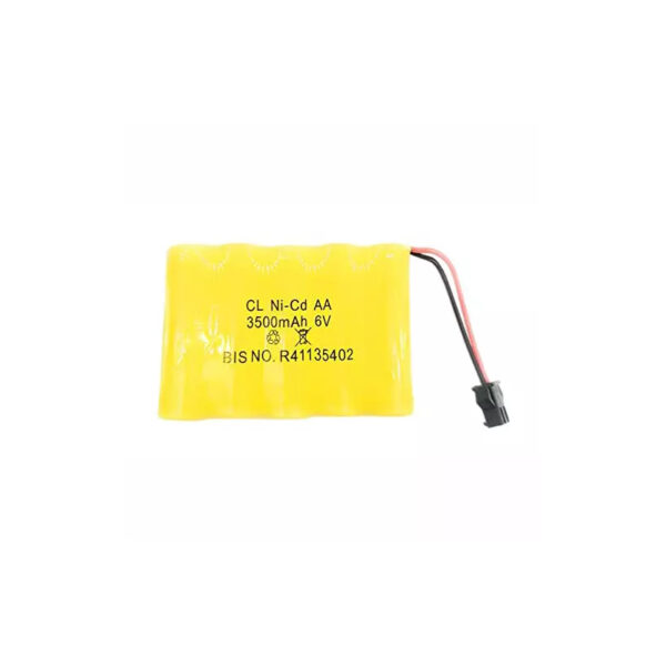 Ni-Cd 3500mAh 6v AA Cell Battery Pack with SM Connector