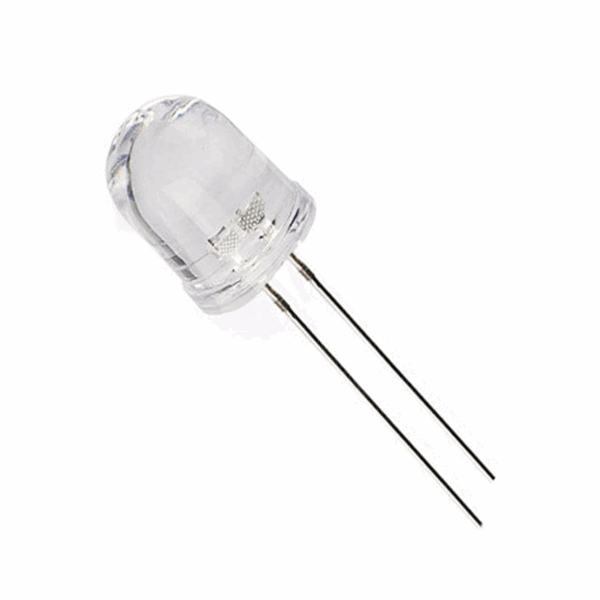 10 MM Blue Led Transparent/Clear (Pack of 5)