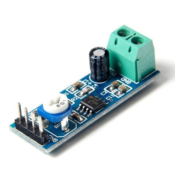 LM386 Audio Amplifier Module 200 Times 5V-12V Input 10K Adjustable Resistance