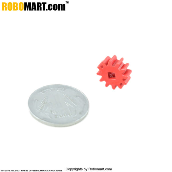 Multipurpose 1.5 CM Plastic Robot Gear for iMechano/Mechanzo (Red) Pack of 5