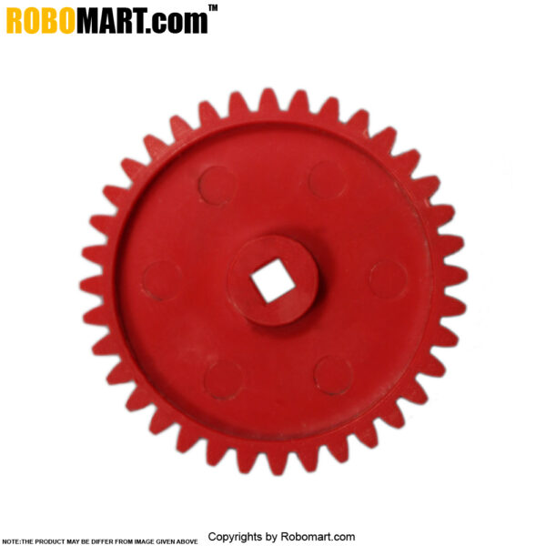 Multipurpose 4 CM Plastic Gear for iMechano/Mechanzo (Red)