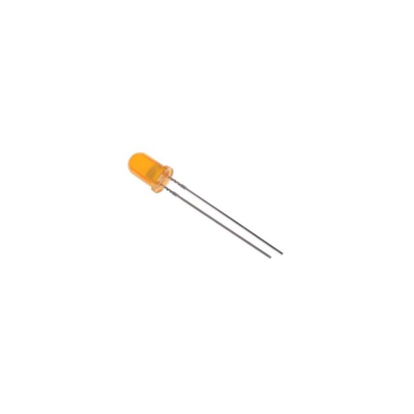 Orange LED Diffused 10mm DIP (Pack of 5)