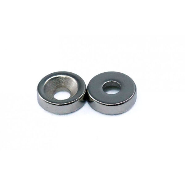 10mm x 3mm x 3mm (10x3x3 mm) Neodymium Ring Countersunk Magnet