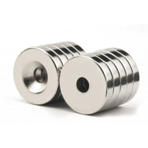 🧲 10x N52 Strong Neodymium Disc Magnets - 20mm X 5mm With 5mm Hole - Rare Earth